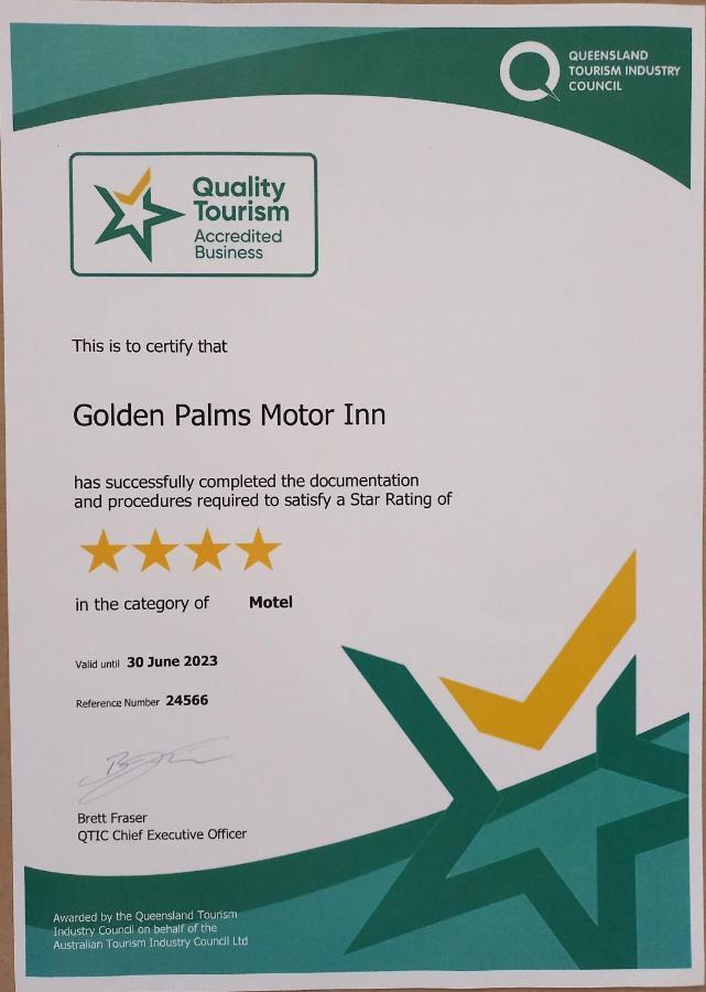 Golden Palms Motor Inn Bundaberg Ngoại thất bức ảnh